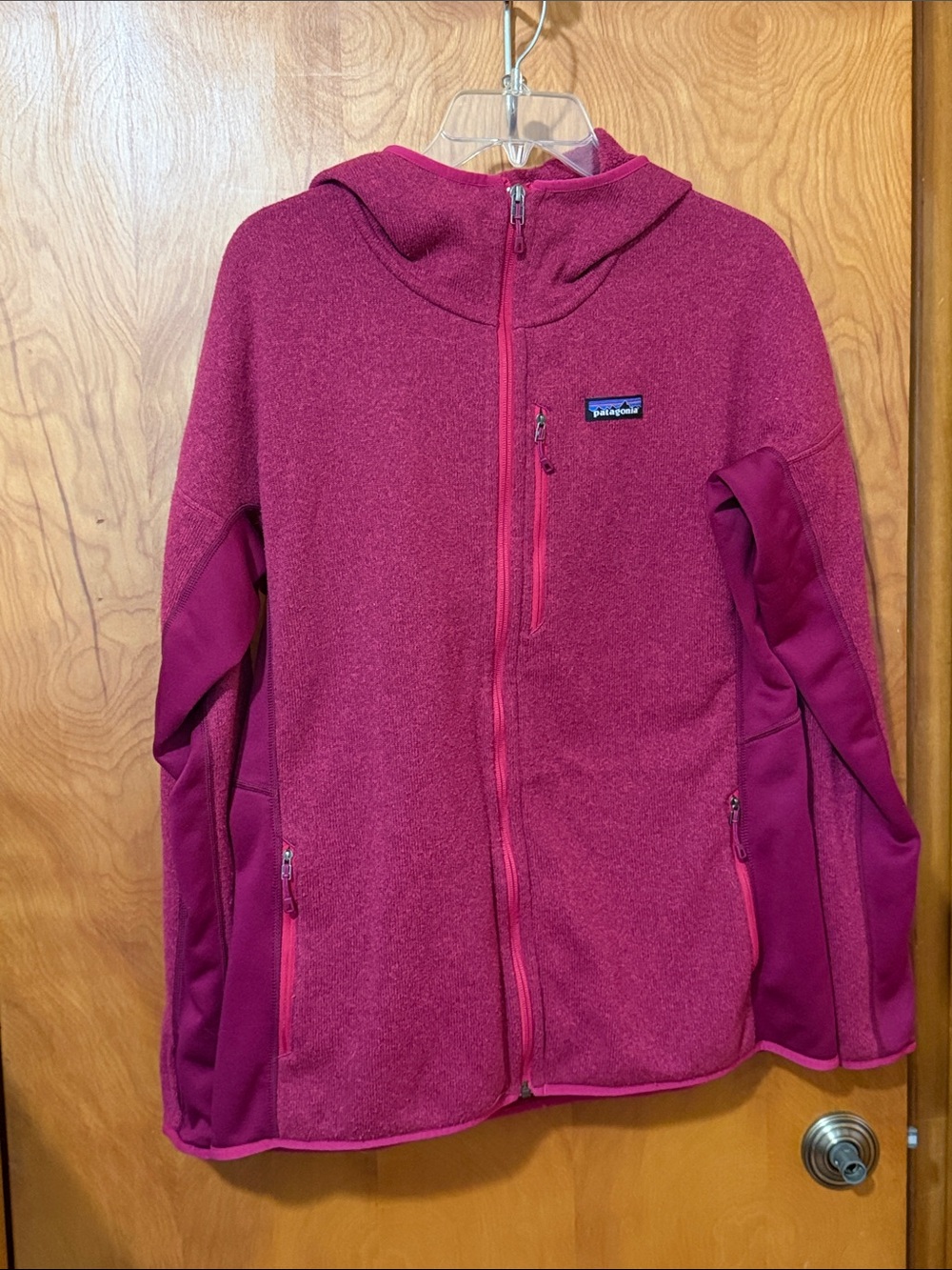 Patagonia Womens performance better sweater hoodie size xl pink